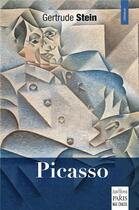 Couverture du livre « Picasso » de Gertrude Stein aux éditions Paris