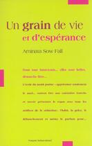 Couverture du livre « Un grain de vie et d'esperance » de Aminata Sow Fall aux éditions Francoise Truffaut