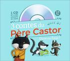 Couverture du livre « 3 contes du pere castor - gare au loup (+ cd) » de  aux éditions Pere Castor