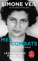 Couverture du livre « Mes combats » de Simone Veil aux éditions Le Livre De Poche