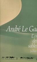 Couverture du livre « L'or des sables » de Andre Le Gal aux éditions Julliard