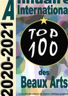 Couverture du livre « Top 100 - 2020/2021 - annuaire international des beaux-arts (édition 2020/2021) » de Thibault Marc Boris aux éditions Books On Demand