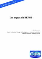 Couverture du livre « Les enjeux du Bepos » de Justine Chemineau aux éditions Edilivre