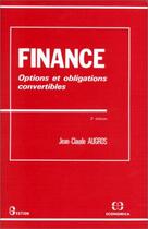 Couverture du livre « Finance » de Jean-Claude Augros aux éditions Economica