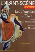 Couverture du livre « Les peupliers d'etretat » de Guy de Maupassant aux éditions Avant-scene Theatre