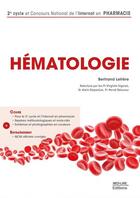 Couverture du livre « Hématologie : 2e cycle et concours national de l'internat en pharmacie » de Bertrand Lefrere aux éditions Med-line