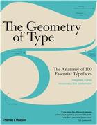 Couverture du livre « The geometry of type (paperback) » de Stephen Coles aux éditions Thames & Hudson