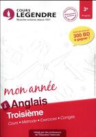 Couverture du livre « Cours legendre anglais troisieme mon annee » de Canu V aux éditions Edicole