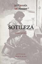 Couverture du livre « Sotileza » de Jose Maria De Pereda aux éditions Le Drapeau Blanc