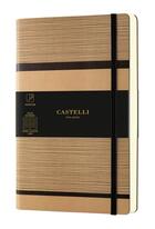 Couverture du livre « Carnet tatami grand format ligne beige cappuccino » de Castelli aux éditions Castelli Milano