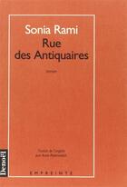 Couverture du livre « Rue des antiquaires » de Rami Sonia aux éditions Denoel