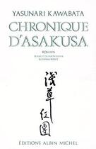 Couverture du livre « Chronique d'Asakusa » de Yasunari Kawabata aux éditions Albin Michel