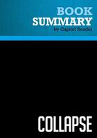 Couverture du livre « Summary: Collapse : Review and Analysis of Jared Diamond's Book » de Businessnews Publish aux éditions Political Book Summaries