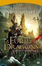 Couverture du livre « La guerre de la couronne Tome 2 : la furie des dragons » de Michael A. Stackpole aux éditions Bragelonne