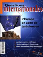 Couverture du livre « Revue questions internationales n.45 ; l'Europe en zone de turbulences » de Revue Questions Internationales aux éditions Documentation Francaise