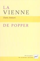 Couverture du livre « La Vienne de Popper » de Antiseri Dario aux éditions Puf