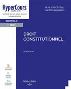Couverture du livre « Droit constitutionnel (15e édition) » de Hugues Portelli et Thomas Ehrhard aux éditions Dalloz