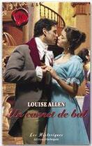 Couverture du livre « Un carnet de bal » de Louise Allen aux éditions Harlequin