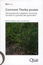 Couverture du livre « Comment l'herbe pousse ; développement végétatif, structures clonales et spatiales des graminées » de Michel Lafarge et Jean-Louis Durand aux éditions Quae