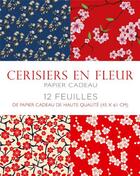 Couverture du livre « Cerisiers en fleur ; papier cadeau » de  aux éditions White Star