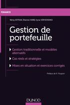 Couverture du livre « Gestion de portefeuille - gestion traditionnelle et modeles alternatifs » de Estran/Harb aux éditions Dunod