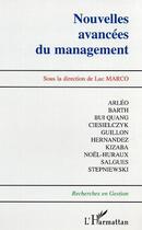 Couverture du livre « Nouvelles avancees du management » de Luc Marco aux éditions Editions L'harmattan