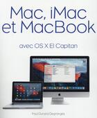 Couverture du livre « Mac imac et macbook » de Paul Durand Degranges aux éditions First Interactive