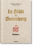 Couverture du livre « La bible de Gutenberg v.1 ; le livre qui bouleversa le monde » de Stephan Fussel aux éditions Taschen