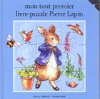 Couverture du livre « Mon tout premier livre-puzzle pierre lapin » de Beatrix Potter aux éditions Gallimard-jeunesse
