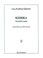 Couverture du livre « Rodinka ; souvenirs russes » de Lou Andreas-Salome aux éditions Des Femmes