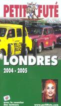 Couverture du livre « LONDRES (édition 2004/2005) » de Collectif Petit Fute aux éditions Le Petit Fute