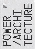 Couverture du livre « Power architecture » de  aux éditions Lars Muller