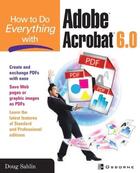 Couverture du livre « How to do everything with adobe acrobat 6.0 » de Sahlin Doug aux éditions Mcgraw-hill Education