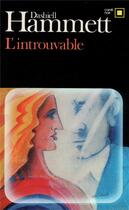 Couverture du livre « L'introuvable » de Dashiell Hammett aux éditions Gallimard