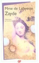 Couverture du livre « Zayde : Histoire espagnole » de Madame De Lafayette aux éditions Flammarion