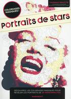 Couverture du livre « Portraits ; coloriages magiques » de Thomas Pavitt aux éditions Marabout