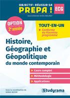 Couverture du livre « Histoire, géographie et geopolitique du monde contemporain : 2e annee » de  aux éditions Studyrama