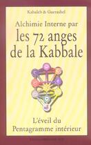 Couverture du livre « Alchimie interne par les 72 anges de la kabbale » de Kabaleb & Guerashel aux éditions Diouris