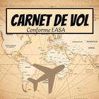 Couverture du livre « Carnet de vol conforme easa - cahier de vol pour pilote professionnel ou amateur pilote logbook po » de  aux éditions Gravier Jonathan