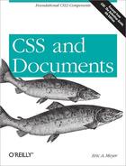 Couverture du livre « CSS and Documents » de Eric-A Meyer aux éditions O'reilly Media