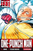 Couverture du livre « One-Punch Man : coffret Tomes 1 à 3 » de Yusuke Murata et One aux éditions Kurokawa