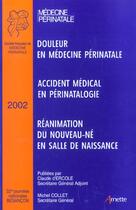 Couverture du livre « 32emes journees de medecine perinatale » de Sfmp aux éditions Arnette