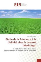 Couverture du livre « Etude de la tolerance a la salinite chez la luzerne 