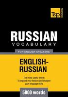 Couverture du livre « Russian Vocabulary for English Speakers - 5000 Words » de Andrey Taranov aux éditions T&p Books