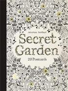 Couverture du livre « Secret garden 20 postcards » de Johanna Basford aux éditions Laurence King