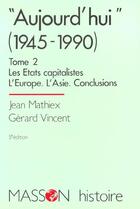 Couverture du livre « Aujourd'Hui 2 » de Matheix aux éditions Elsevier-masson