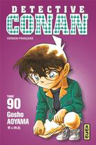 Couverture du livre « Détective Conan Tome 90 » de Gosho Aoyama aux éditions Kana