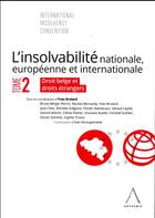 Couverture du livre « L'insolvabilité nationale, européenne et internationale t.2 ; droits belges et droits étrangers » de Yves Brulard aux éditions Anthemis