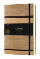 Couverture du livre « Carnet tatami grand format quadrille beige cappuccino » de Castelli aux éditions Castelli Milano