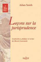Couverture du livre « Leçons sur la jurisprudence » de Smith-A aux éditions Dalloz
